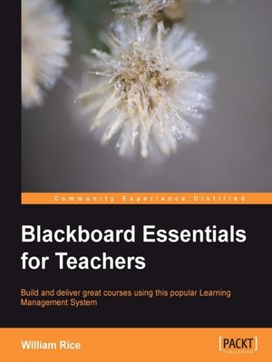 cover image of Blackboard Essentials for Teachers